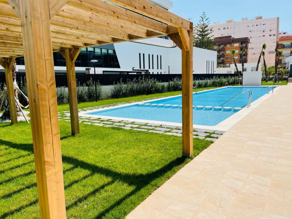 Apartamento Nuevo Junto Al Mar Con Plaza De Garaje!! Perfecto Para Familias Playa de Gandia Kültér fotó